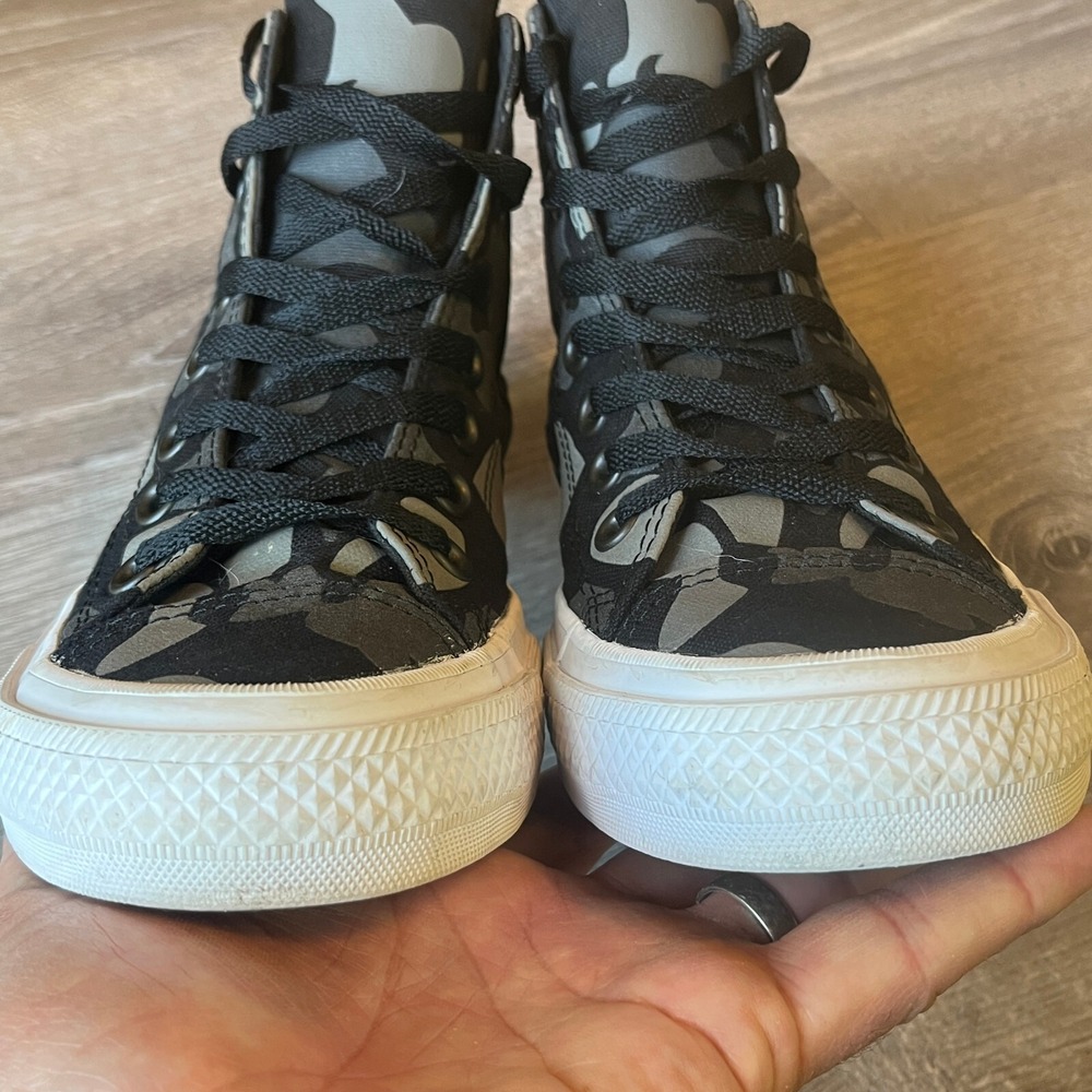Converse Chuck Taylor All Star Hi-Top Reflective Camo Black Womens 8 UK 6 EU 38 - Picture 3 of 10